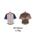 Pendentif en alliage émaillé maillot de baseball breloque DIY pour porte-clés sac - Ballon Maison Up