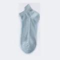 Women light blue low-cut ankle socks summer breathable mesh thin short socks active casual footwear - One Size / Blue