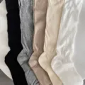 Ballett Stil Mesh Baumwolle Kniehohe Socken für Damen, atmungsaktive Sommersocken. - Unabhängige OPP-Beutelverpackung / Weiß