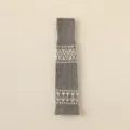 Winter warm knitted leg warmers grey retro fair isle pattern stylish long leg sleeves - One Size / Light Gray