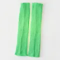 Green knitted slouch socks, long Japanese style calf leg warmers for women slim fit. - 40CM / Grass Green