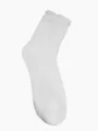 White Japanese JK Ruffle Mid-Tube Socks Summer Thin Breathable Cute Style - One Size / Vertical Striped Jacquard