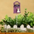 Joli piquet de jardin chat porte violette pour décoration de plantes succulentes micro - Style Chat Porte Violette