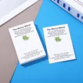 Set de tarjetas de felicitación anti-ansiedad Worry Worm, paquete de tarjetas con poema. - Monstruo de las preocupaciones / 5*7.5cm