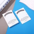 Tarjetas de felicitación Pocket Hug para envoltorio de regalo de joyería al por mayor - Estrella de mar pequeña estilo océano / 6x9cm