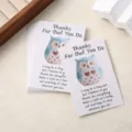 Carte en papier mignonne encouragement hibou petite carte de voeux pour emballage de bijoux. - Hibou / chouette