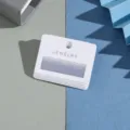 Tarjetas de exhibición de pendientes de papel blanco con agujero y ventana para joyería. - 4.8x3.5cm 2 Agujeros