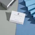 White earring display cards paper packaging multi-hole jewelry holder for studs hanging - 5.2x3.5cm Embossed 2 Holes
