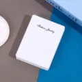 Tarjetas de presentación de collares blancos etiquetas de papel para joyas pendientes estilo - 6x8cm / Blanco
