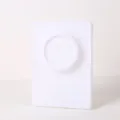 Tarjeta de exposicion de collar flocado blanco envase blister para juego variante - 17*24cm / Blanco