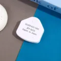 Tarjeta de presentación de pendientes de papel especial blanco embalaje de joyas chic - Estilo 5670 / 4.5*4.6CM / Blanco