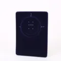 Dark blue flocked necklace display card, velvet jewelry packaging card for jewelry sets. - 17*24cm / Dark Blue