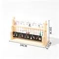 Hölzerner mehrstöckiger Schmuck-Display-Ständer für Ohrringe, Halsketten und Ohrstecker. - Massivholz 3 Ebenen