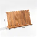Nussbaumer Holz Halsketten Display Ständer Schmuckhalter für Schaufenster Präsentation. - Walnuss Stil C Extra Groß