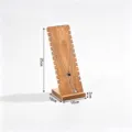 Hölzerner Halsketten Display Ständer in Walnuss Farbe Schmuck Organizer Halter Vitrine - Walnuss Stil A Klein