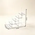 Clear Acrylic 5-Tier Display Stand Multi-Layer Storage Shelf for Wallet and Glasses - 5 Layers Rack / Clear
