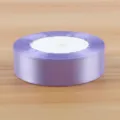 Nastro di raso viola chiaro da 2.5CM per confezioni regalo e decorazione floreale. - Viola chiaro