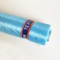 Light blue organza fabric roll for wedding decoration tulle spools craft DIY party supply - 40m x 75cm / Sky Blue