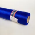 Blue tulle fabric roll for wedding decoration and DIY stair handrail crystal yarn mesh decor - 40m x 75cm / Sapphire Blue