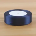 Nastro di raso blu scuro per composizioni floreali confezione regalo decorazione bouquet 2.5cm - Blu scuro