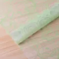 Papel de regalo floral rosa mate verde claro, papel de ramo impermeable para arreglos florales DIY. - 20 Piezas/Paquete / Verde Fruta