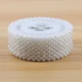 Roue d'épingles à tête de perle blanche pour la couture, la confection et le positionnement. - Petit (480 Pièces/Paquet) / Blanc