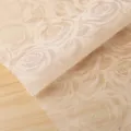 Papel de envolver impermeable y mate con rosas para ramos de flores y arreglos florales DIY. - 20 Piezas/Paquete / Champaña
