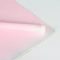 Roze verloop bloemeninpakpapier voor boeketten, waterdicht dubbellijns Koreaanse inpakpapier. - Waterroze