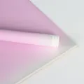 Roze verloop waterdicht bloemeninpakpapier met dubbele lijnen voor boeketten en cadeaus. - Sering