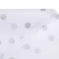 White tissue paper with silver polka dots, delicate gift wrapping and flower packaging paper. - 20 Sheets/Pack / White with Silver Dots