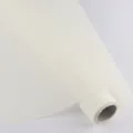 Effen kleur bloem inpakpapier BOPP plastic folie rol, crème witte verpakkingsbenodigdheden. - 57 cm * 10 yards/rol / Wit