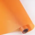 Effen oranje waterdichte bloemen inpakpapier rol BOPP kunststof folie voor boeket verpakking - 57 cm * 10 yards/rol / Hermès Oranje