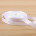 Λευκη σατεν κορδελα 1cm για συσκευασια δωρων, ανθοδεσμες και διακοσμηση γαμου τωρα. - Λευκό