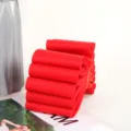 Rollos de cinta roja para ceremonias de apertura y envoltorio de flores, decoracion festiva. - Cinta Roja Paquete Lisa