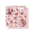 Pink vintage floral butterfly waterproof flower wrapping paper bouquet packaging sheet - Soft Pink