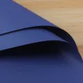 Effen bloemeninpakpapier, waterdicht Koreaanse stijl boeket verpakkingsmateriaal. - Jazzblauw