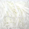 Carta sminuzzata bianca come materiale di riempimento per scatole regalo e feste - 100g/Confezione / Bianco neutro