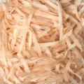 Riempimento in carta triturata per scatole regalo, decorazioni nuziali e bouquet di fiori beige. - 100g/Confezione / Champagne
