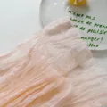Papier d'emballage floral rose froissé, matériau imperméable pour bouquets de fleurs DIY. - 150x50cm 5 Feuilles/Paquet / Rose Miel