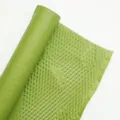 Rouleau de papier d'emballage en nid d'abeille vert pour fleurs et cadeaux écologiques. - 50cm*10 Yards/Rouleau / Vert Printemps
