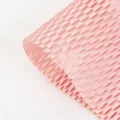 Rouleau de papier d'emballage nid d'abeille rose, rembourrage et emballage de fleurs. - 10 Feuilles/Paquet 40*50CM / Rose pêche