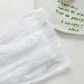 Papier d'emballage floral froissé blanc étanche matériel d'emballage de bouquet pour bricolage - Blanc Clair de Lune