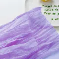 Papier d'emballage floral froisse violet impermeable doublure interieure pour bouquet DIY - Violet