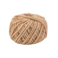 Natural jute twine roll for flower bouquet packaging, crafts, gift wrapping, and DIY decor. - 3-Strand Jute Twine (50 Yards/Roll)
