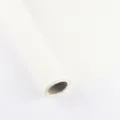 Rouleau de papier d'emballage floral blanc film plastique imperméable pour bouquets - 56cmx10yd/Rouleau / Blanc