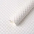 Rouleau de papier d'emballage floral blanc gaufré bouffant variante étanche matériau. - Lot de 10 feuilles / Blanc Crème