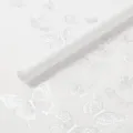 Papier d'emballage de fleurs en film gelée imperméable papillon blanc pour bouquets. - Blanc rosé givré