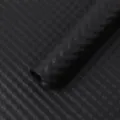 Papier d'emballage floral gaufré noir, papier art imperméable à texture bouffante pour bouquets. - Lot de 10 feuilles / Noir Graphite