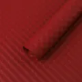 Papier d'emballage floral gaufré rouge étanche matériel d'emballage de bouquet pour fleuriste - Lot de 10 feuilles / Rouge de célébration