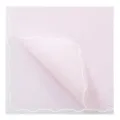 Pink waterproof floral wrapping paper, scalloped edge bouquet wrapping sheet for florists - Small Handkerchief 20 Sheets / 56*56cm/Sheet / Girl Pink